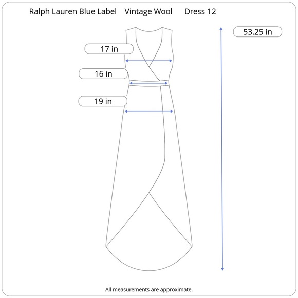 Ralph Lauren Blue Label Vintage Wool Zip Up Dress - Picture 8 of 8